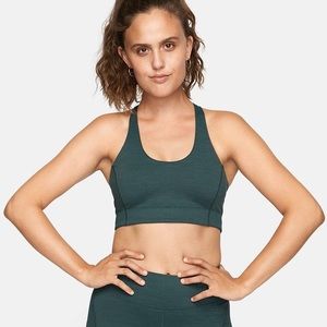 Outdoor Voices Doing Things Bra Evergreen